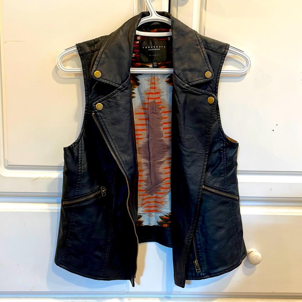 Like new leather vest.